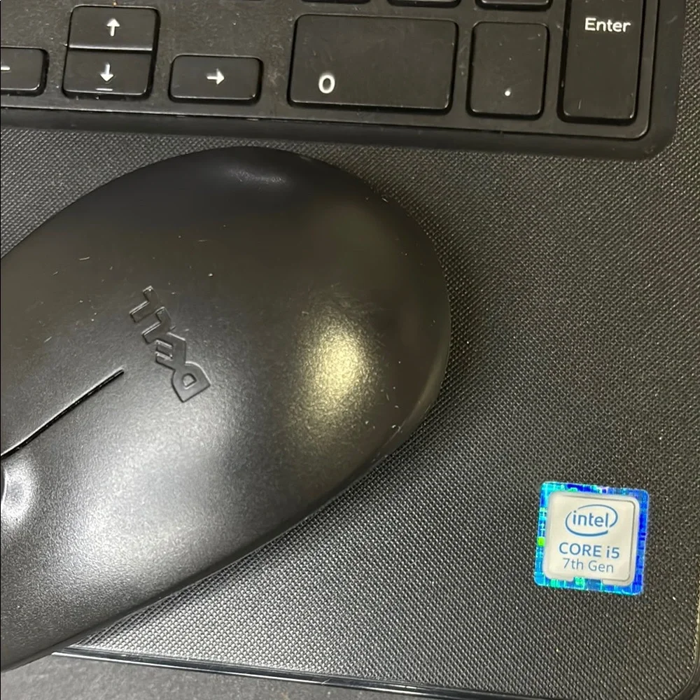 Dell Black Laptop with Numeric Keypad